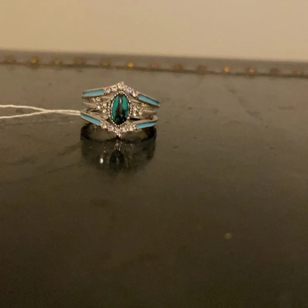 Turquoise stackable ring - Picture 7 of 7